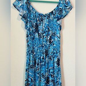 Lilly Pulitzer Clarette Flutter Sleeve Dress